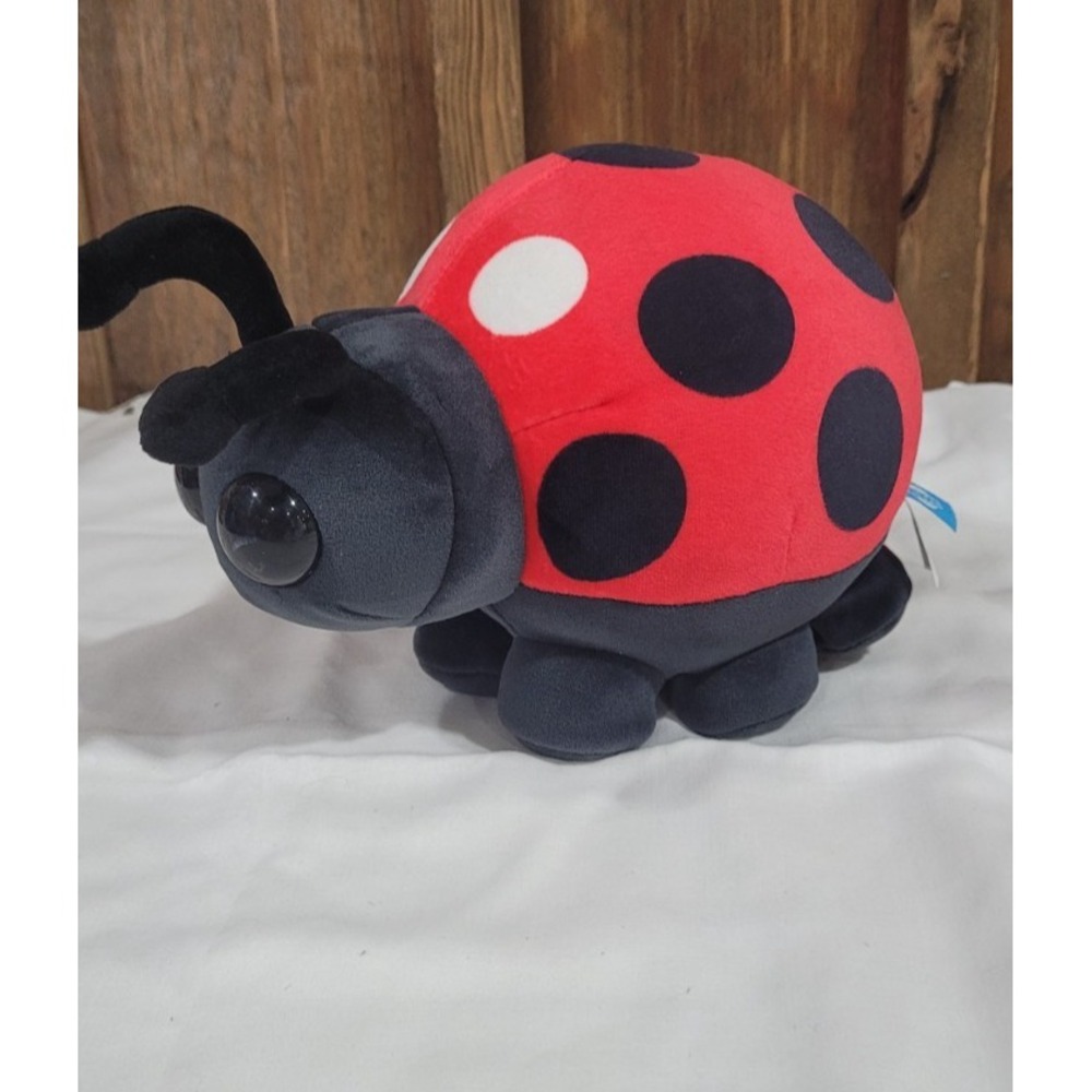 2024 Adopt Me! Collectors Ladybug Plush Stuffed Insect Uplift Games 9" Long
